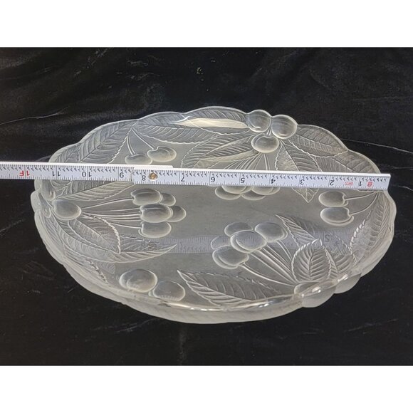 Vintage Mikasa Frosted Crystal Serving Platter - Picture 4 of 10